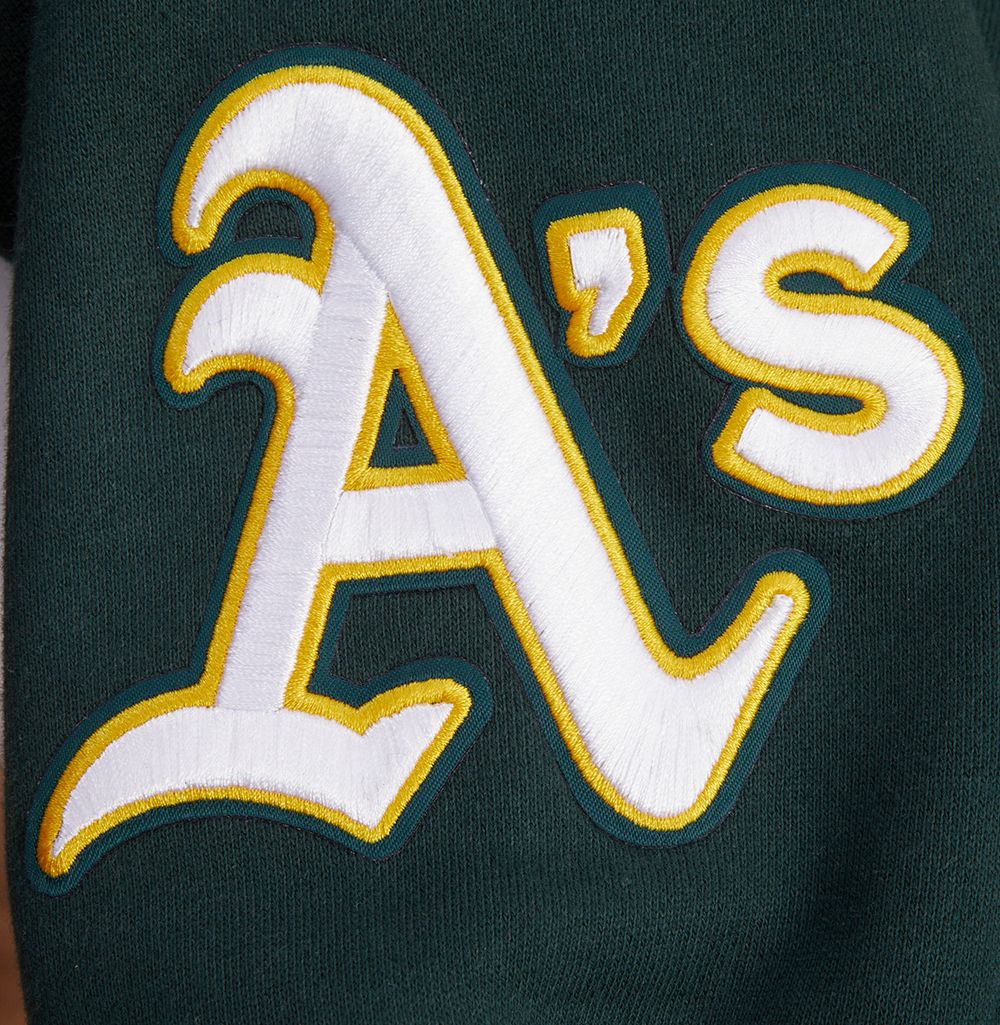 Pro Standard Oakland Athletics Wingspan Drop Shoulder Green Hoody