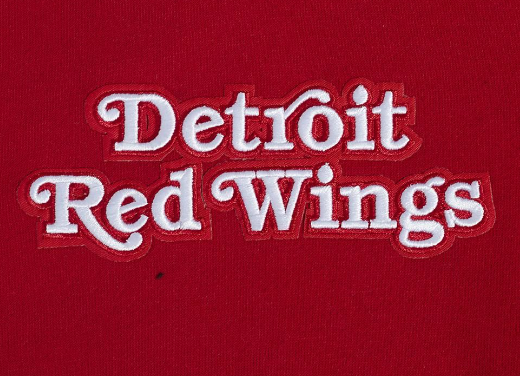 Pro Standard Detroit Red Wings Wingspan Drop Shoulder Red Hoody