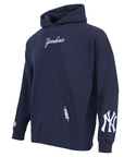 Pro Standard New York Yankees Wingspan Drop Shoulder Navy Hoody