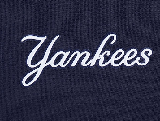 Pro Standard New York Yankees Wingspan Drop Shoulder Navy Hoody