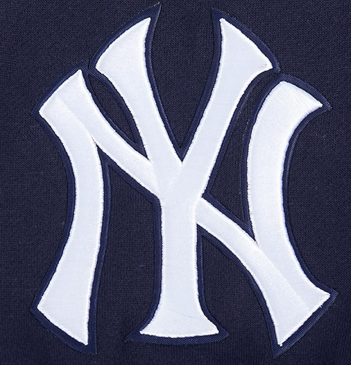Pro Standard New York Yankees Wingspan Drop Shoulder Navy Hoody