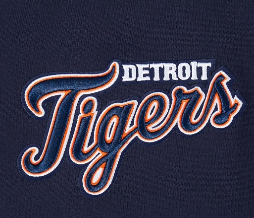 Pro Standard Detroit Tigers Wingspan Drop Shoulder Navy Hoody