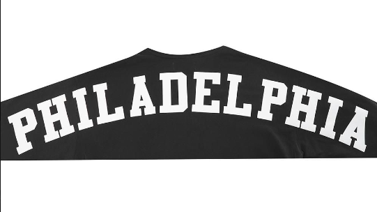 Pro Standard Philadelphia Eagles Wingspan Drop Shoulder Black Hoody
