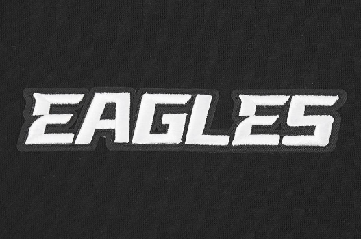 Pro Standard Philadelphia Eagles Wingspan Drop Shoulder Black Hoody