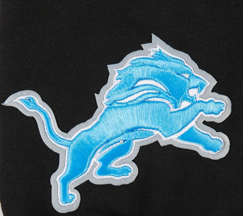 Pro Standard Detroit Lions Wingspan Drop Shoulder Black Hoody