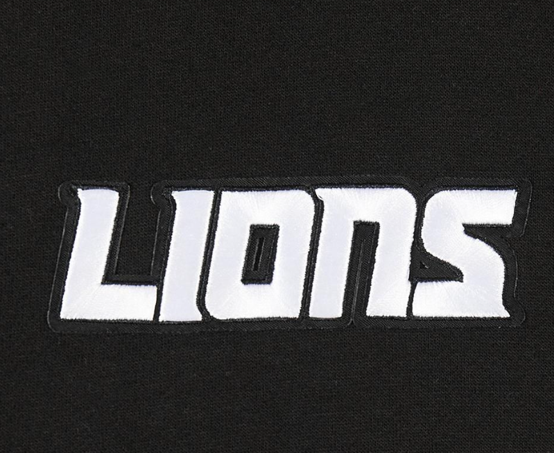 Pro Standard Detroit Lions Wingspan Drop Shoulder Black Hoody