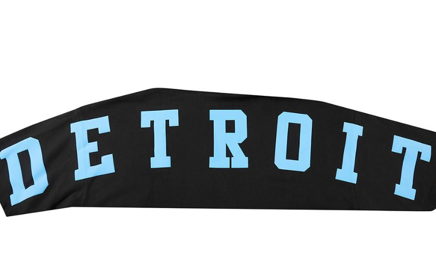 Pro Standard Detroit Lions Wingspan Drop Shoulder Black Hoody