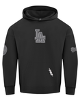 Pro Standard Los Angeles Dodgers Reverse French Terry Drop Shoulder Black Hoody