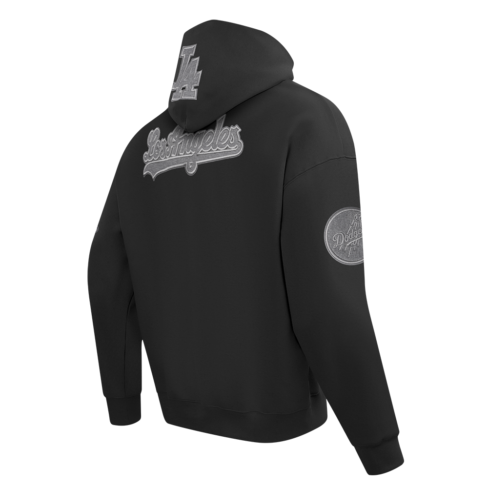 Pro Standard Los Angeles Dodgers Reverse French Terry Drop Shoulder Black Hoody
