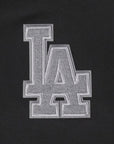 Pro Standard Los Angeles Dodgers Reverse French Terry Drop Shoulder Black Hoody