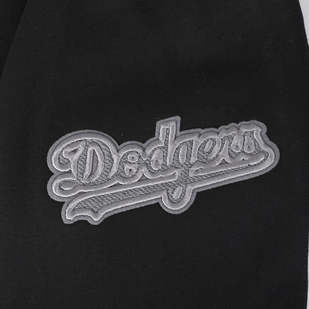 Pro Standard Los Angeles Dodgers Reverse French Terry Drop Shoulder Black Hoody