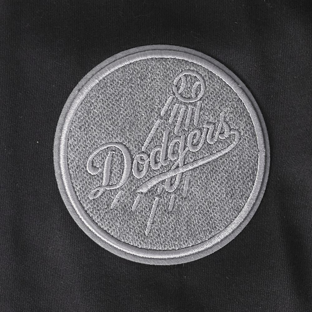 Pro Standard Los Angeles Dodgers Reverse French Terry Drop Shoulder Black Hoody