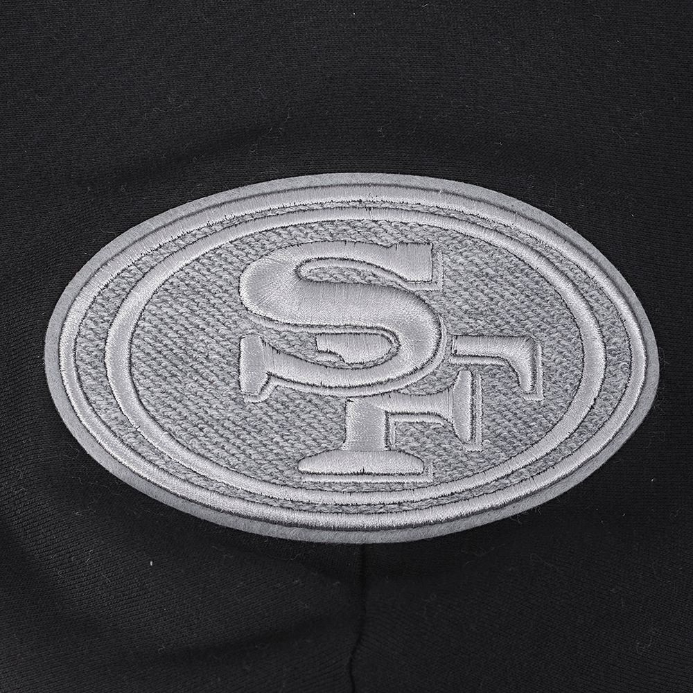 Pro Standard San Francisco 49ers Reverse French Terry Drop Shoulder Black Hoody