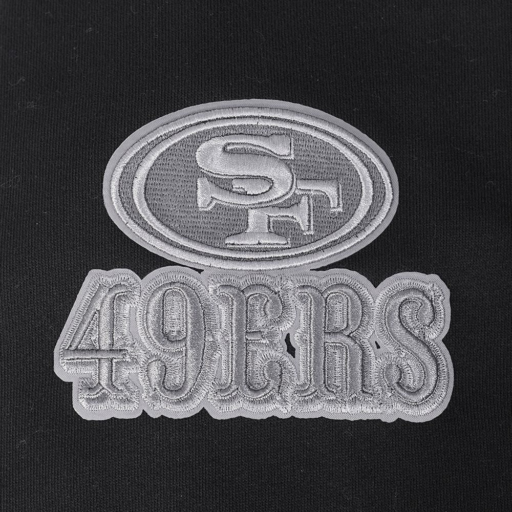 Pro Standard San Francisco 49ers Reverse French Terry Drop Shoulder Black Hoody