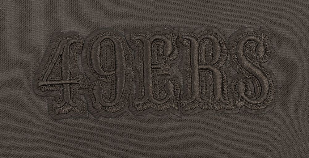 Pro Standard San Francisco 49ers Dark Taupe Tonal Pullover Hoody