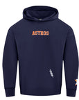 Pro Standard Houston Astros Wingspan Drop Shoulder Team Color Hoody