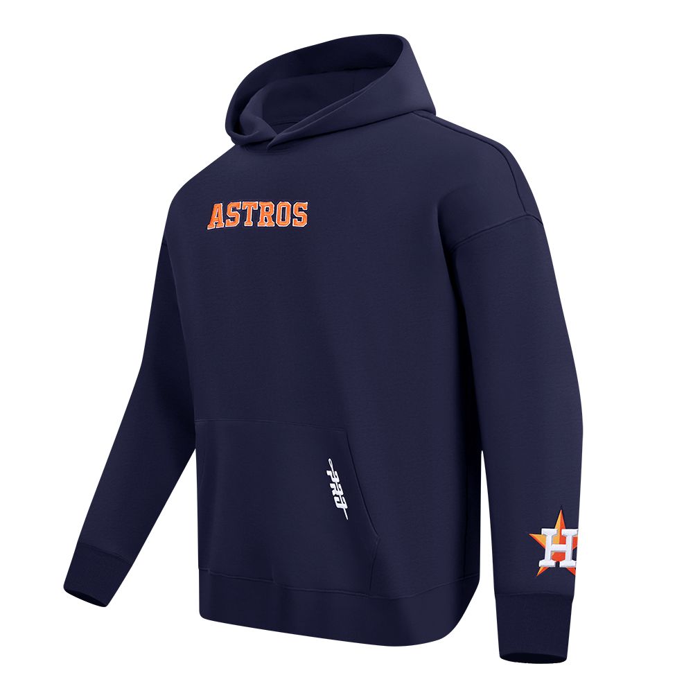 Pro Standard Houston Astros Wingspan Drop Shoulder Team Color Hoody