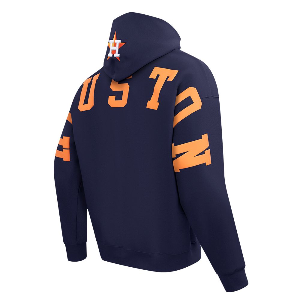 Pro Standard Houston Astros Wingspan Drop Shoulder Team Color Hoody