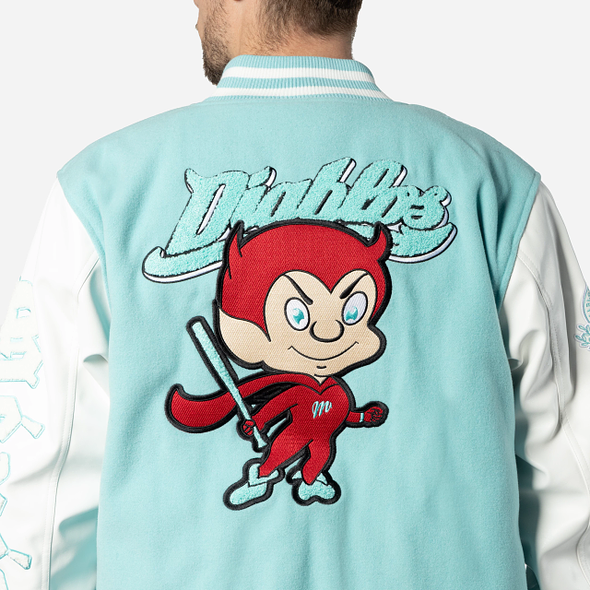 Diablos Rojos Del Mexico LMB Athleisure Bomber Jacket