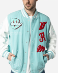Diablos Rojos Del Mexico LMB Athleisure Bomber Jacket