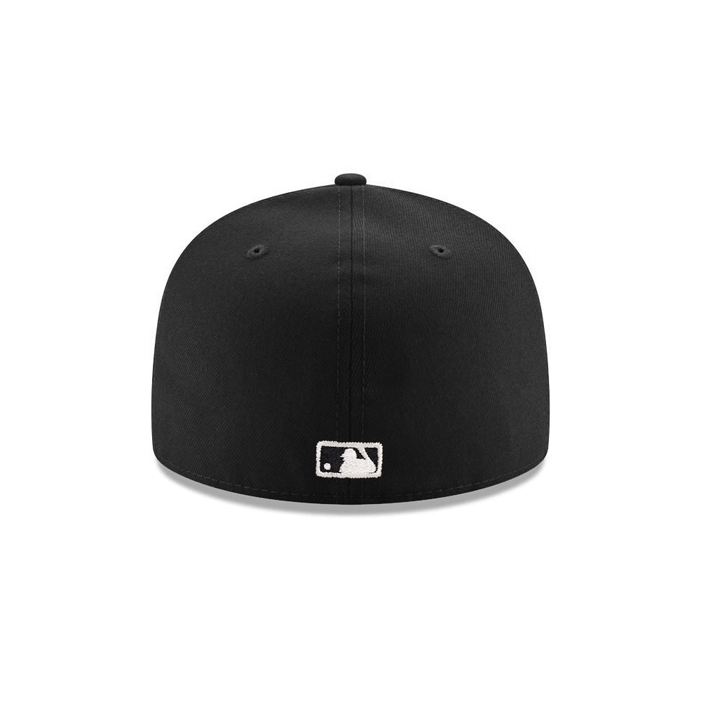 Tampa Bay Rays Black on White 59Fifty Fitted