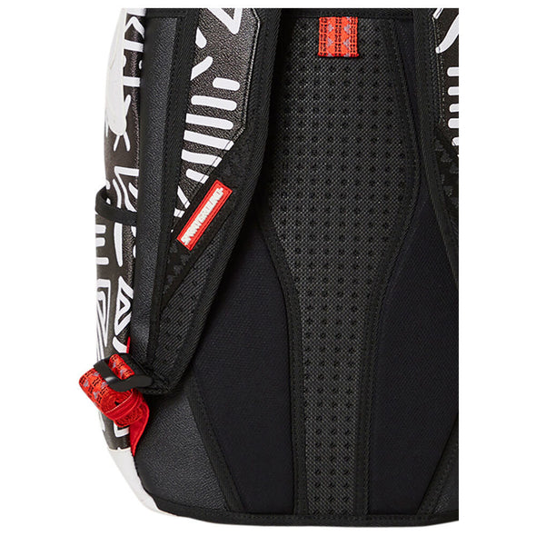 SprayGround Ai Tribal Couture Platinum DLX Backpack