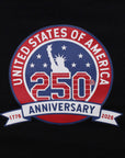 USA 250th Anniversary Graphic Tee – Black