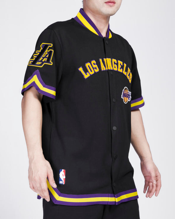 Pro Standard Los Angeles Lakers Classic Warm Up Short Sleeve Jacket