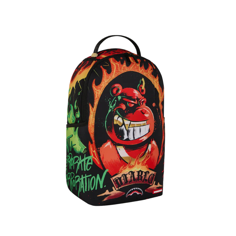 SprayGround Diablo Burning Million Diablo Bill DLXSR Backpack