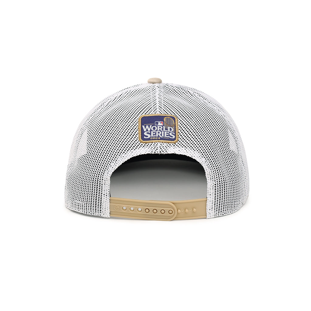Los Angeles Dodgers World Series Champions 2024 Champ Belt &#39;47 Trucker Snapback