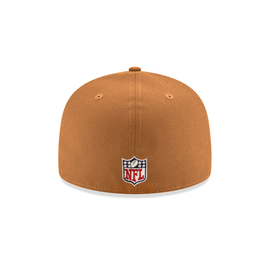 San Francisco 49ers Bronze Peanut 2 Tone Team Wordmark Logo SP 59Fifty Fitted