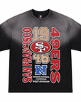 New Era San Francisco 49ers Sport Classics Washed Boxy Black Tee