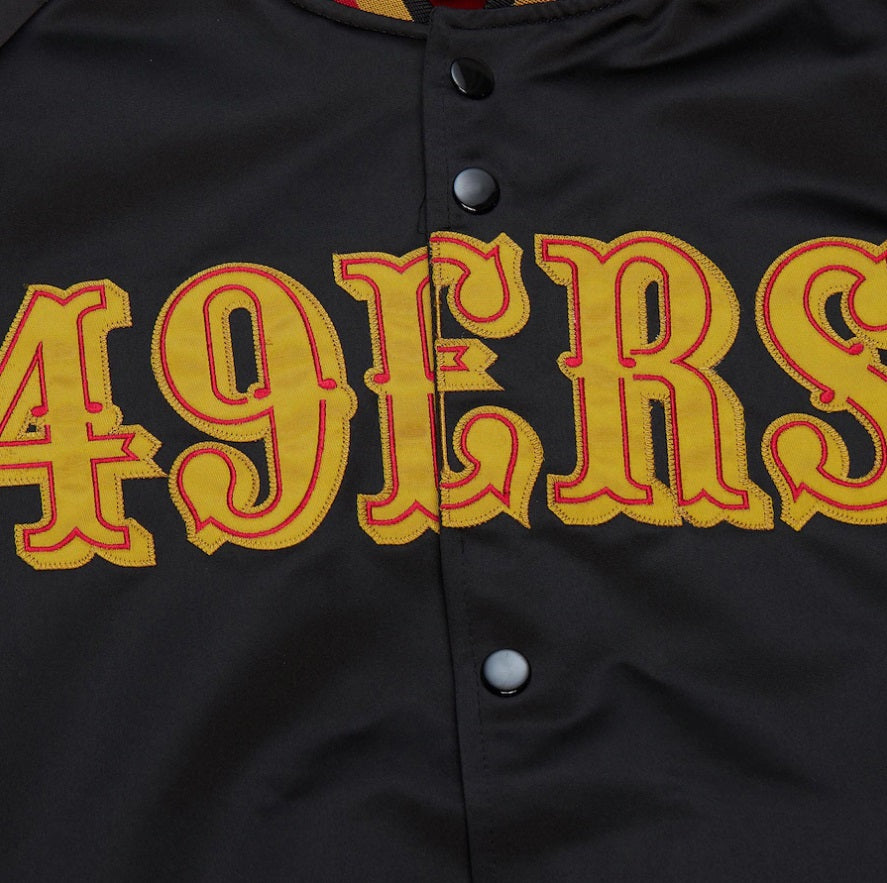 Mitchell &amp; Ness San Francisco 49ers Lightweight Satin Jacket