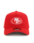 San Francisco 49ers Scarlet Red On White 9Forty A-Frame Snapback