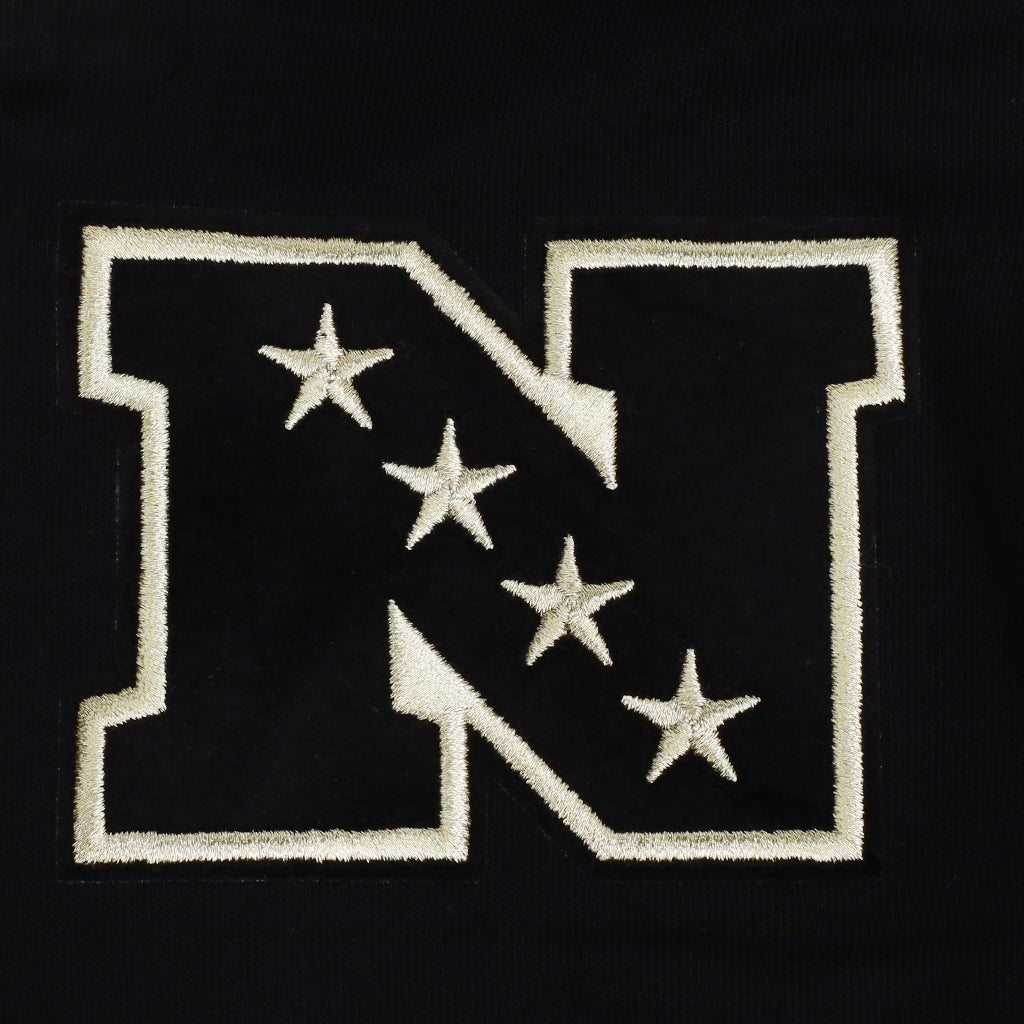 Pro Standard San Francisco 49ers Script Winners Circle Drop Shoulder Black Tee
