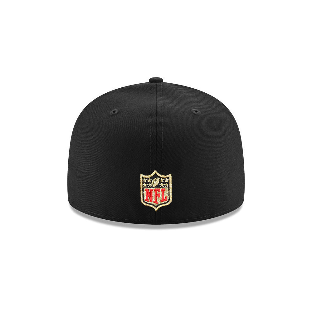San Francisco 49ers Black Scarlet 59Fifty Fitted