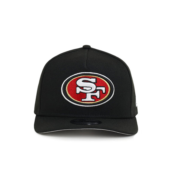 San Francisco 49ers Black 9Fifty A-Frame Snapback