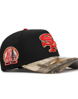San Francisco 49ers Black Real Tree 40th Anniversary SP 9Forty A-Frame Snapback