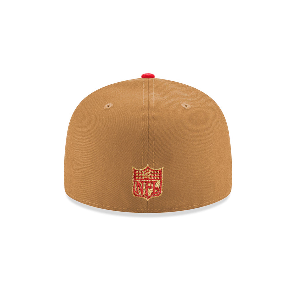 San Francisco 49ers Wheat Red 2 Tone XVI Super Bowl SP 59Fifty Fitted