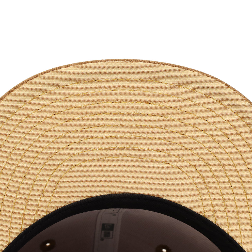 San Francisco 49ers Wordmark Wheat XIX Super Bowl SP 59Fifty Fitted