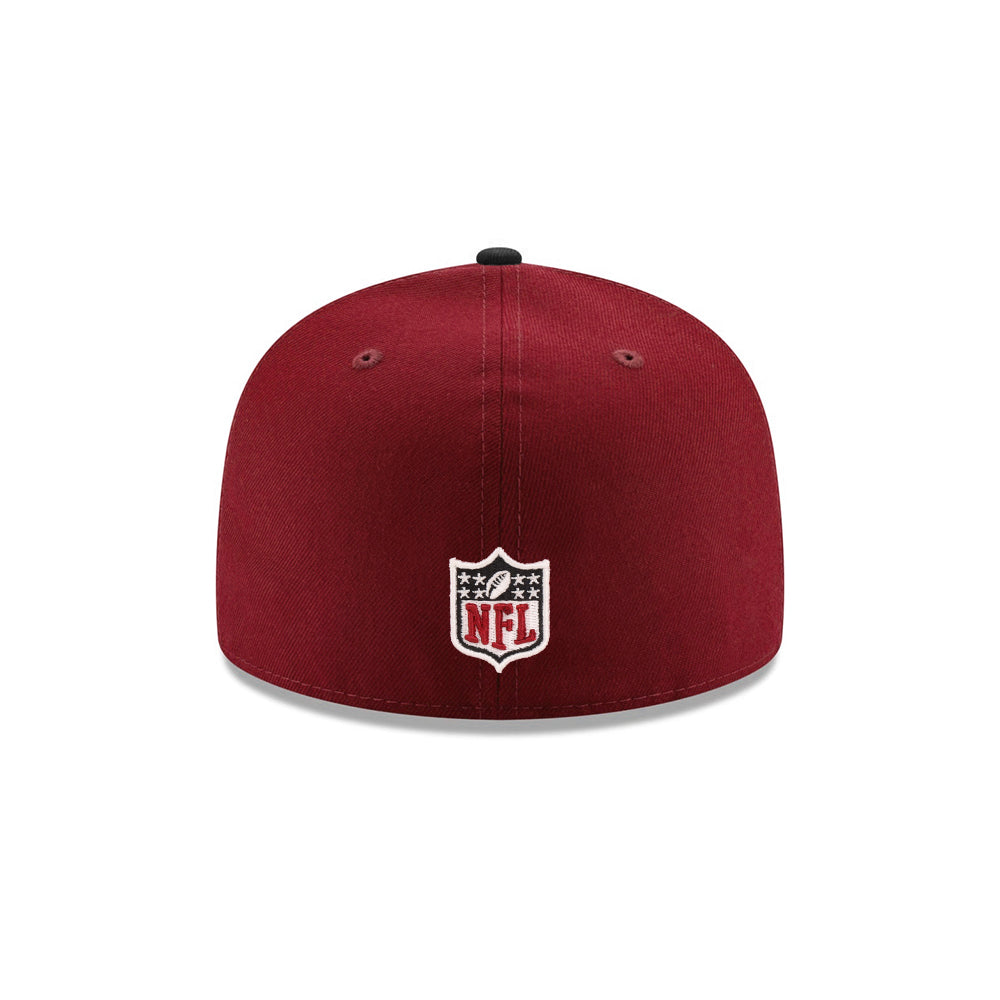 San Francisco 49ers Red Cardinal Black 2 Tone 60th Anniversary SP 59Fifty Fitted