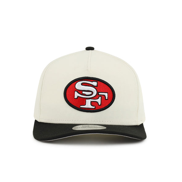 San Francisco 49ers Chrome Black 2 Tone 9Fifty A-Frame Snapback