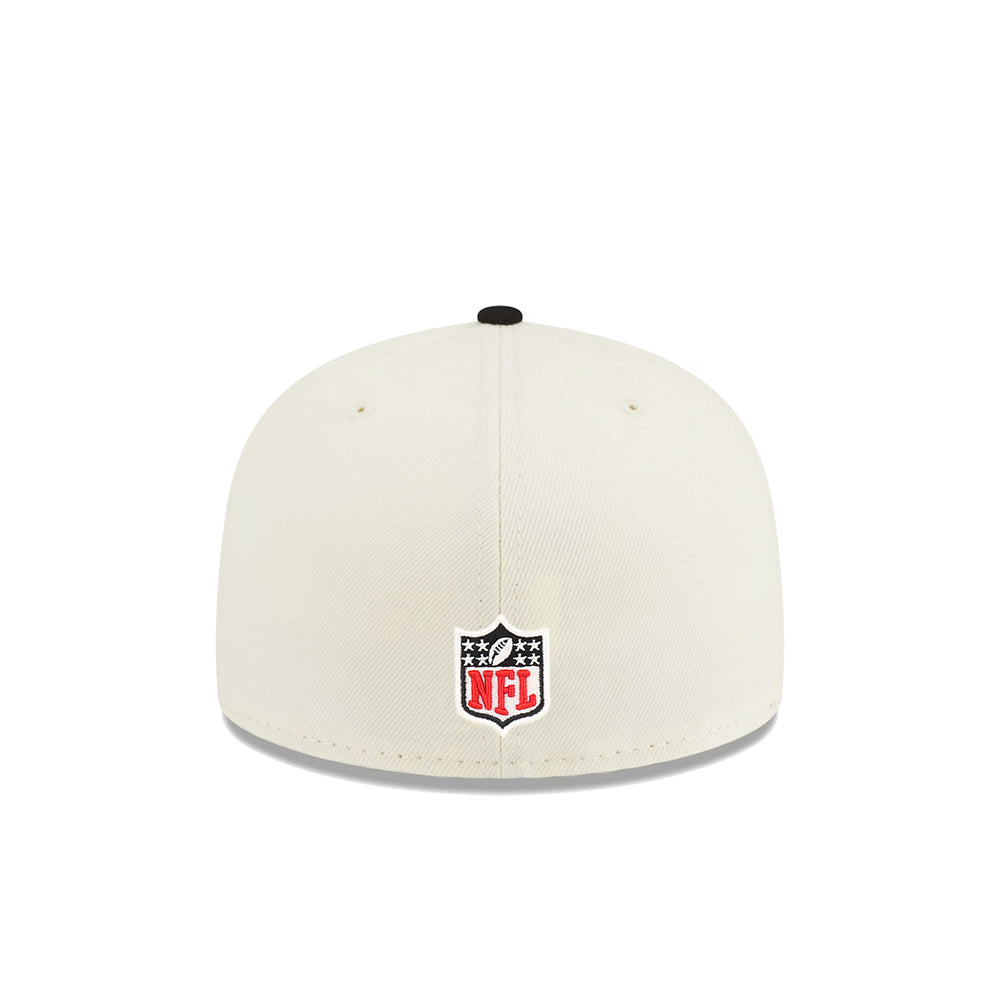San Francisco 49ers Chrome Black 2 Tone 59Fifty Fitted