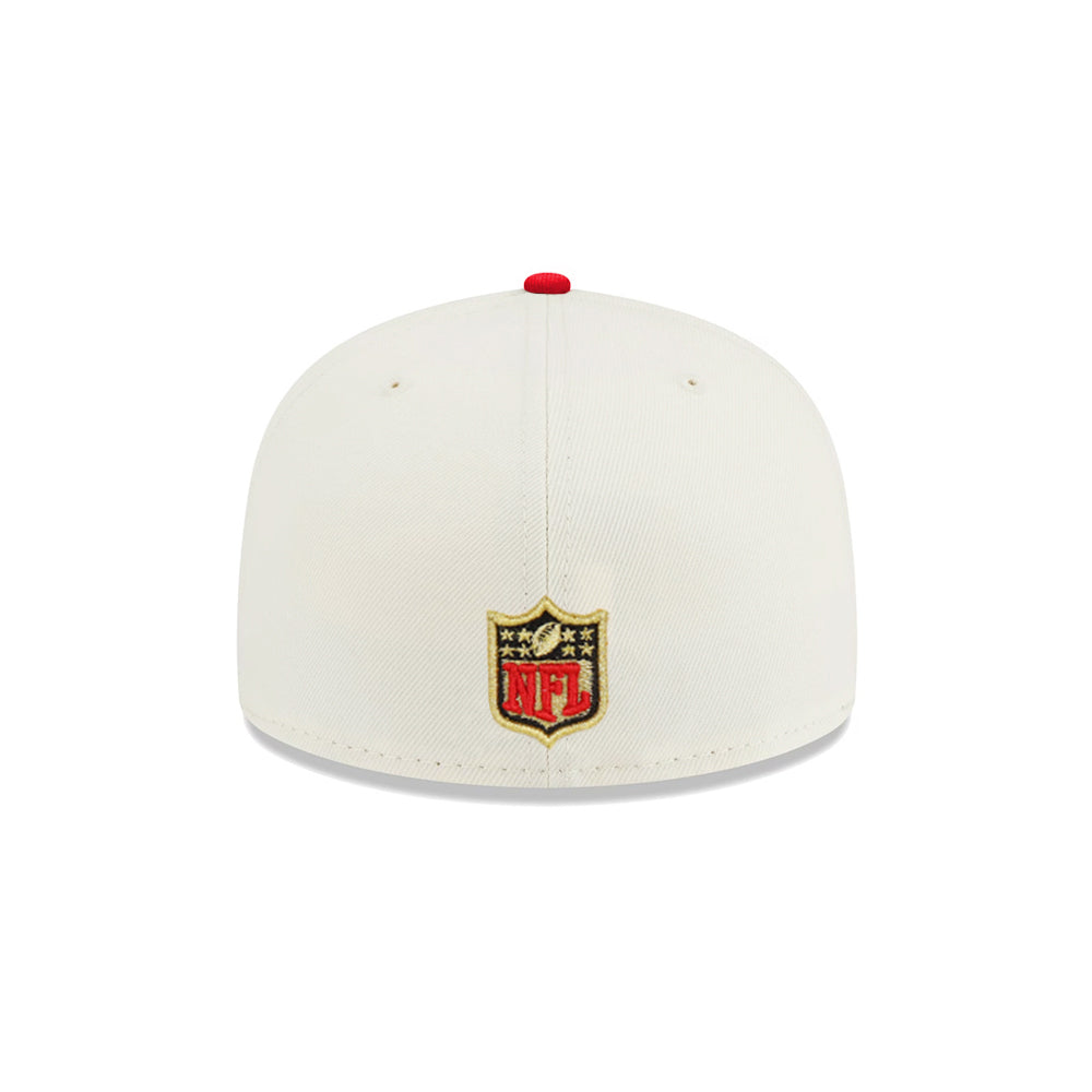 San Francisco 49ers Chrome Red 2 Tone 75th Anniversary SP 59Fifty Fitted