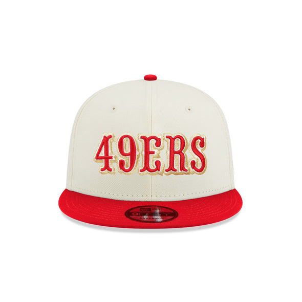 San Francisco 49ers Chrome Red 2 Tone 75th Anniversary SP 9Fifty Snapback
