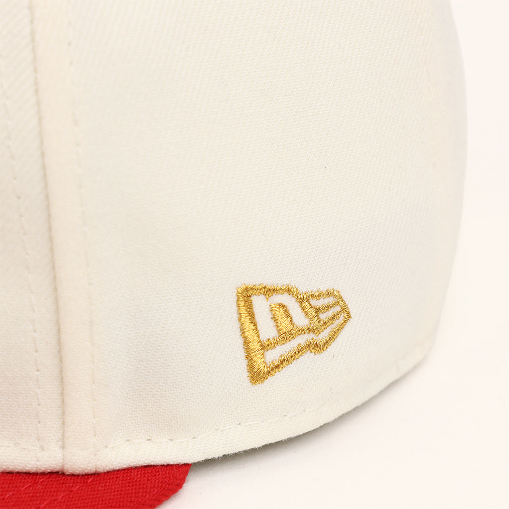 San Francisco 49ers Chrome Red 2 Tone Super Bowl XXIV SP 59Fifty Fitted