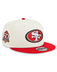 San Francisco 49ers Chrome Red 2 Tone 60th Anniversary SP 9Fifty Snapback