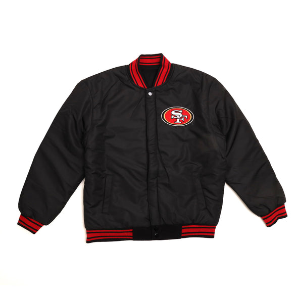 San Francisco 49ers Black Wool Jacket