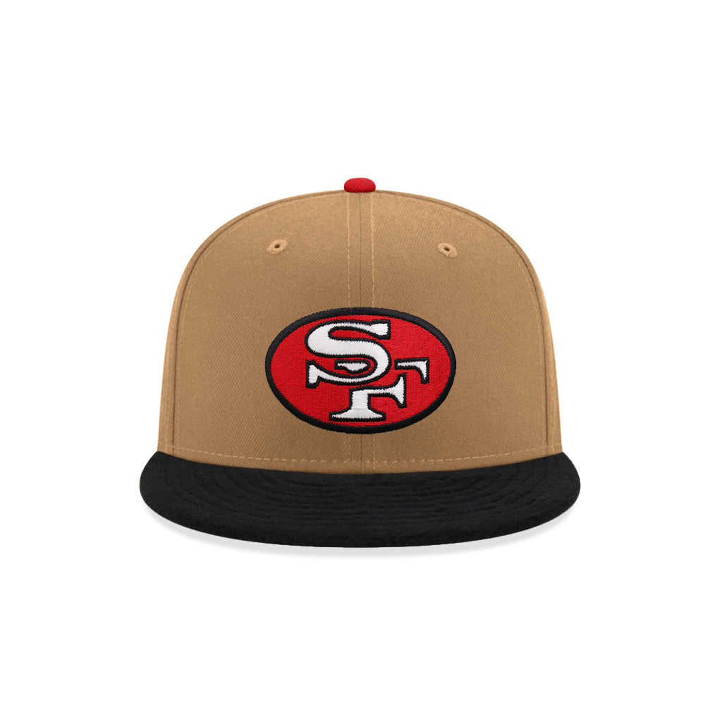 San Francisco 49ers Khaki Black Fleece 40th Anniversary SP 59Fifty Fitted