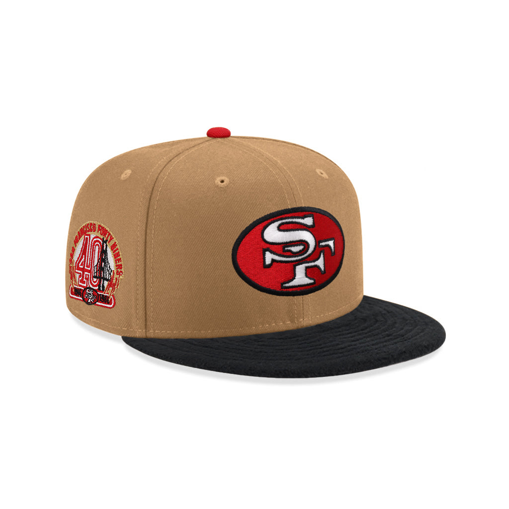 San Francisco 49ers Khaki Black Fleece 40th Anniversary SP 59Fifty Fitted